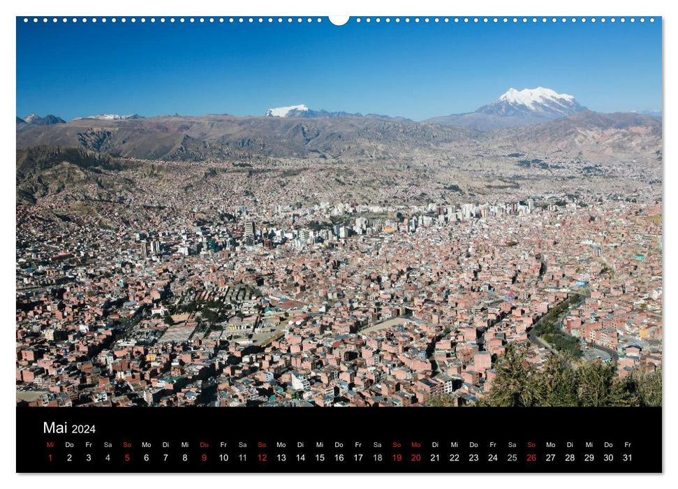 Bolivien (CALVENDO Wandkalender 2024)