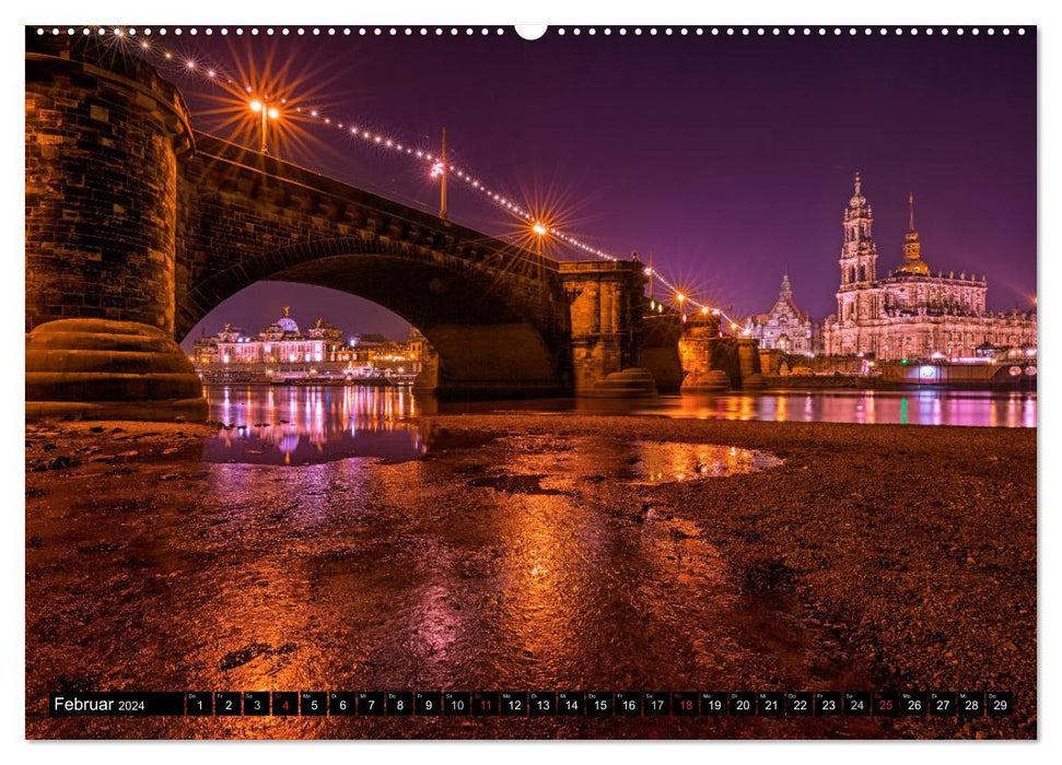 Barockperle Dresden (CALVENDO Premium Wandkalender 2024)