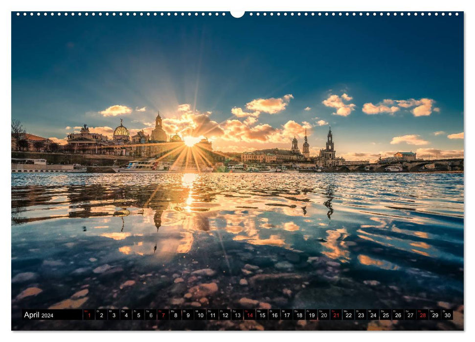 Barockperle Dresden (CALVENDO Premium Wandkalender 2024)