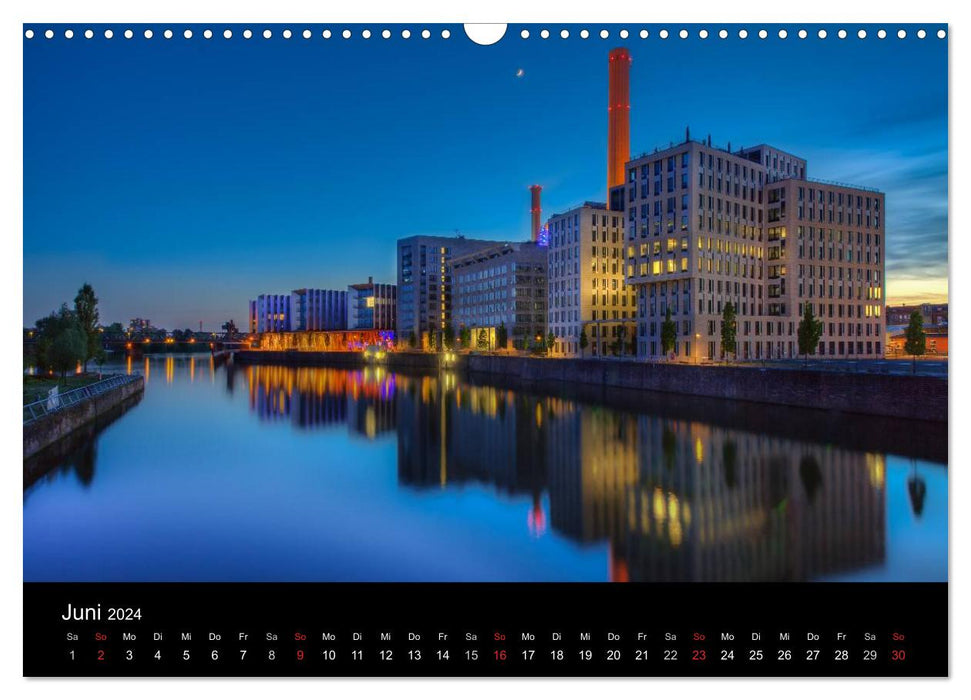 Frankfurt Skylights 2024 (CALVENDO Wandkalender 2024)