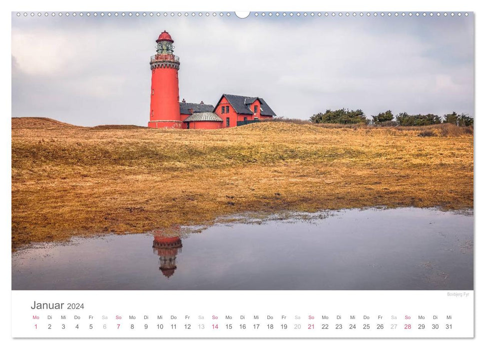 Malerisches Dänemark (CALVENDO Wandkalender 2024)