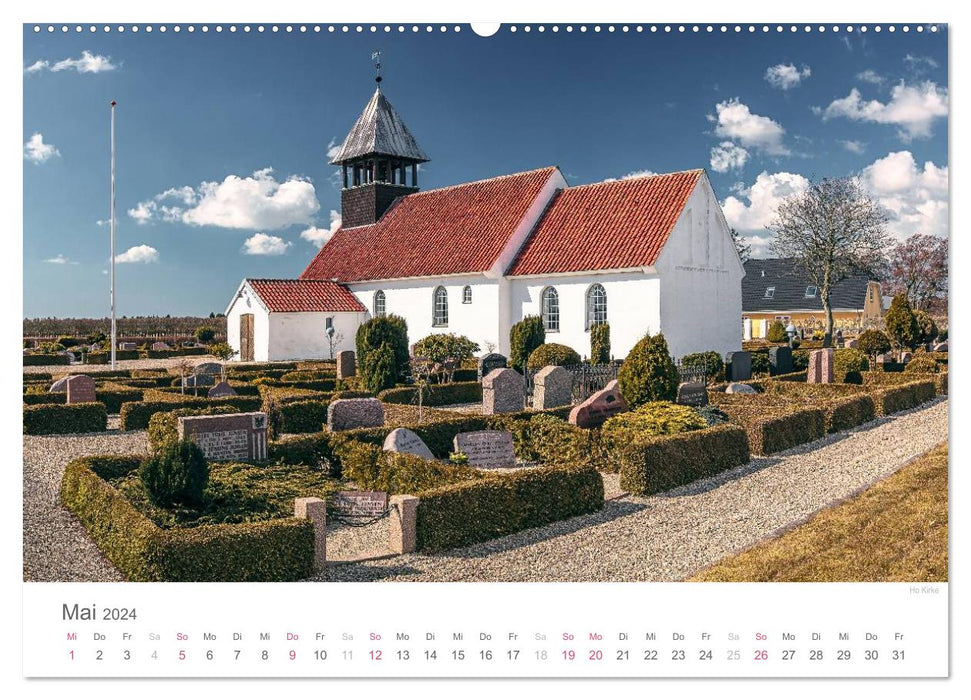 Danemark pittoresque (calendrier mural CALVENDO 2024) 