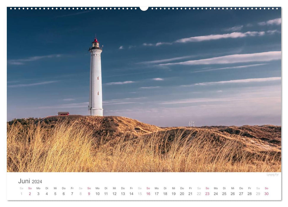 Danemark pittoresque (calendrier mural CALVENDO 2024) 