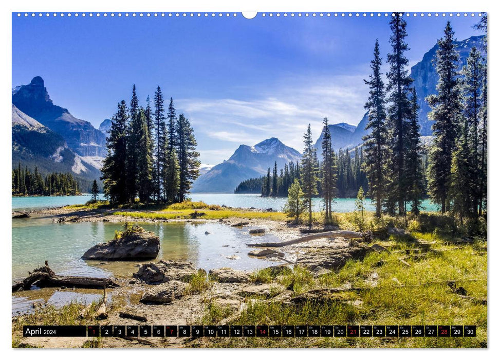 West-Kanada (CALVENDO Wandkalender 2024)