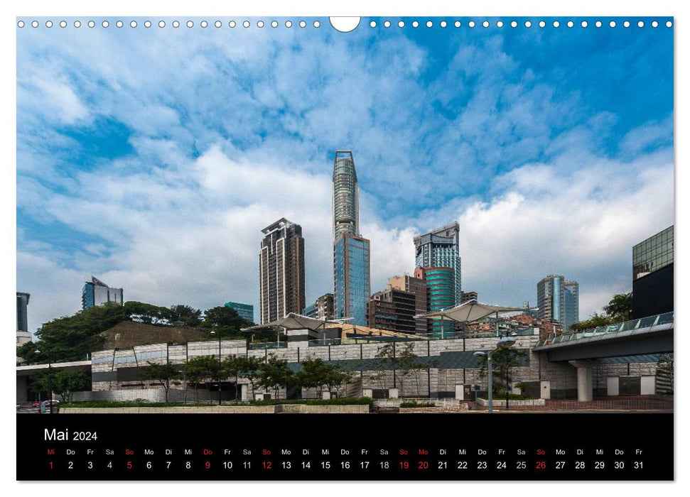 Hongkong (CALVENDO Wandkalender 2024)