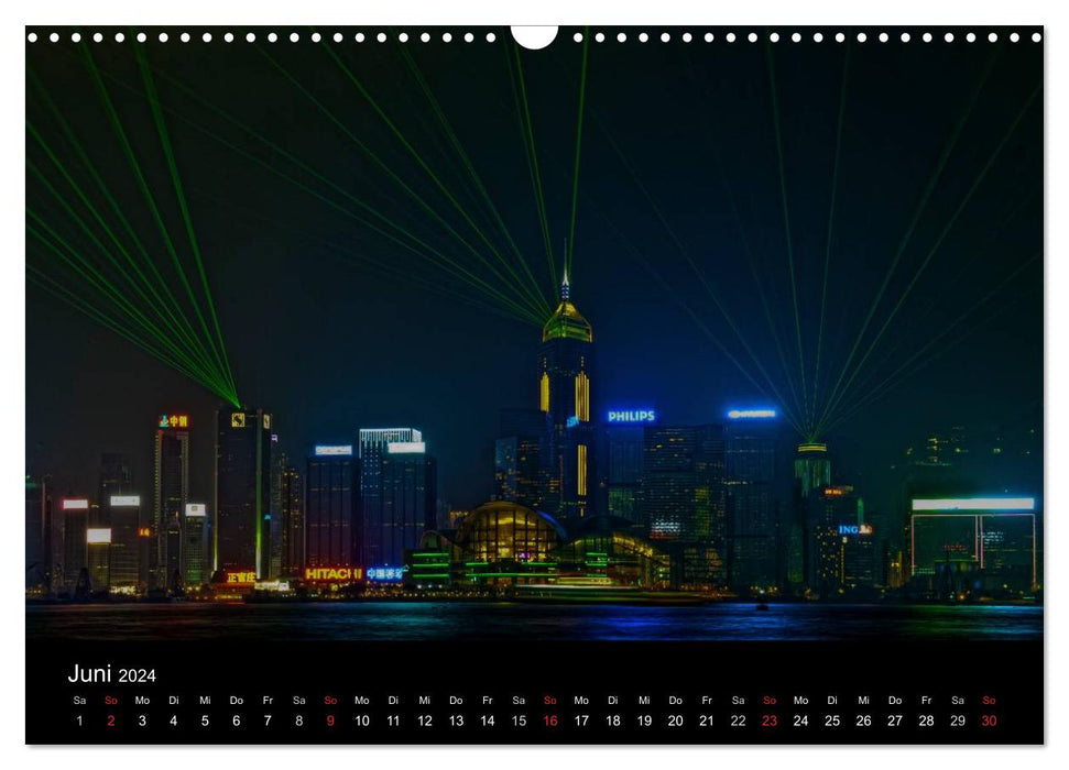 Hongkong (CALVENDO Wandkalender 2024)