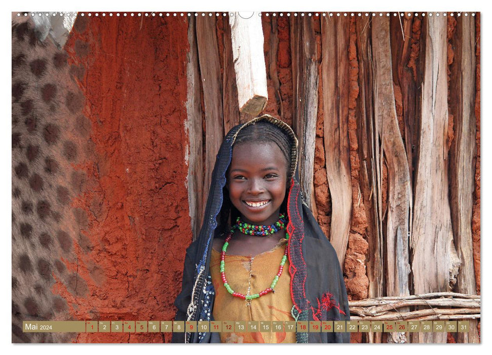 Afrika Kinder (CALVENDO Wandkalender 2024)