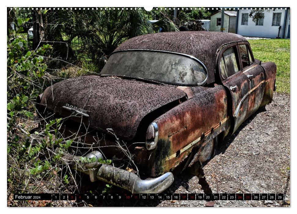 Florida Junk Cars (CALVENDO Premium Wandkalender 2024)