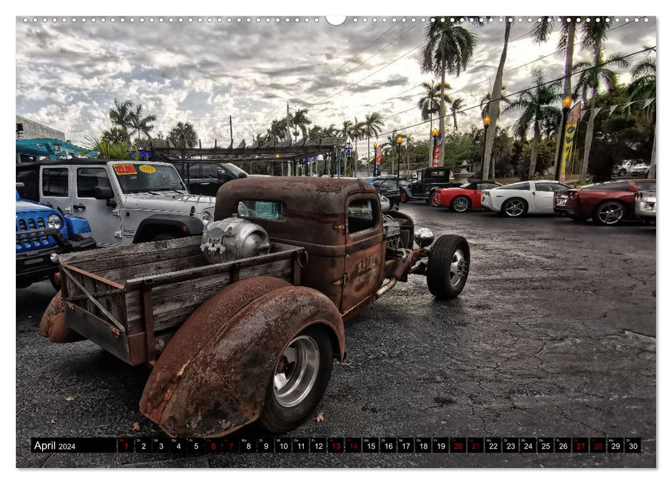 Florida Junk Cars (CALVENDO Premium Wandkalender 2024)