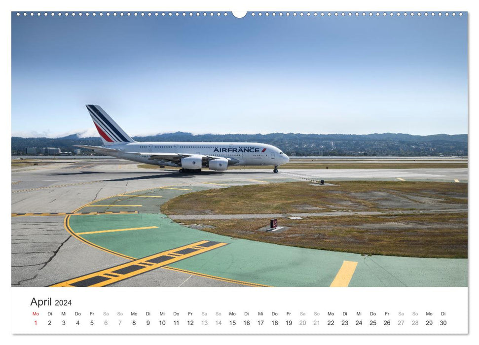 die FREIHEIT des FLIEGENS (CALVENDO Premium Wandkalender 2024)