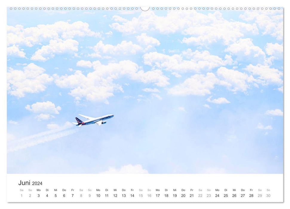 die FREIHEIT des FLIEGENS (CALVENDO Premium Wandkalender 2024)