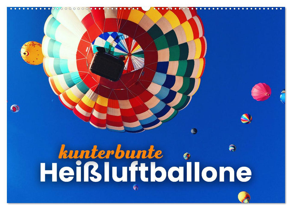 Colorful hot air balloons (CALVENDO wall calendar 2024) 