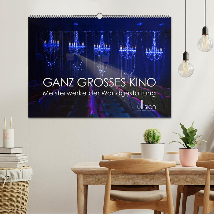 GANZ GROSSES KINO - Meisterwerke der Wandgestaltung (CALVENDO Wandkalender 2024)