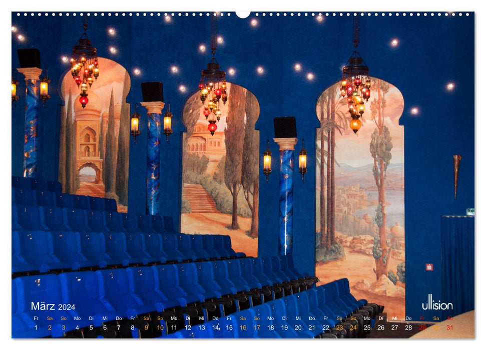 VERY LARGE CINEMA - masterpieces of wall design (CALVENDO wall calendar 2024) 