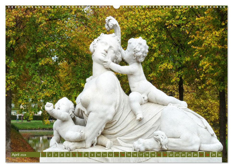 Picturesque Sanssouci Palace Park (CALVENDO Premium Wall Calendar 2024) 