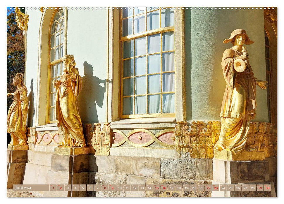 Malerischer Schlosspark Sanssouci (CALVENDO Premium Wandkalender 2024)