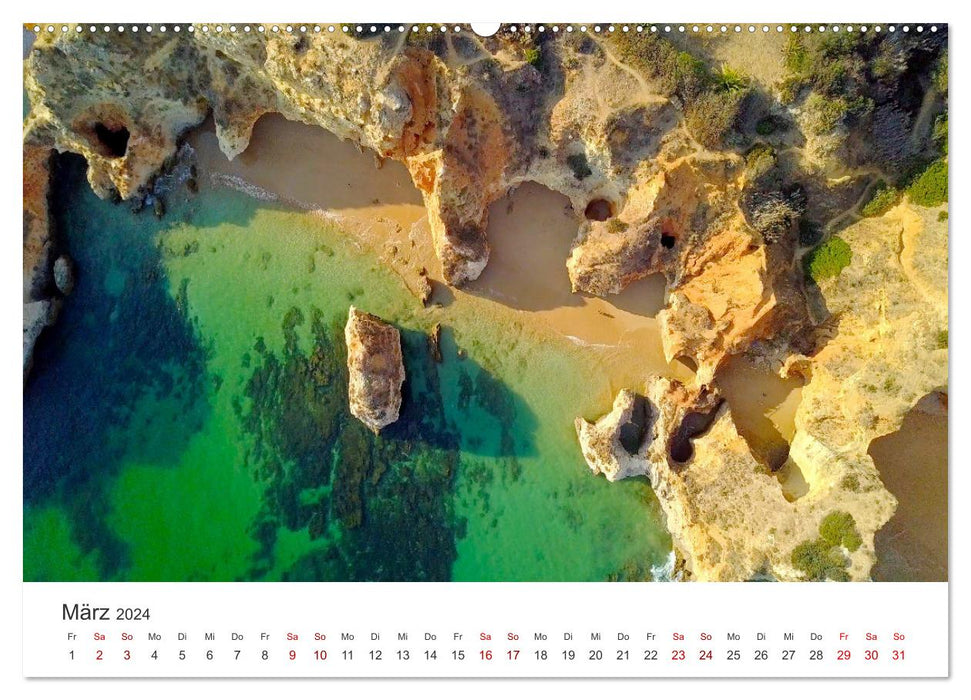 Portugal aerial photos (CALVENDO wall calendar 2024) 