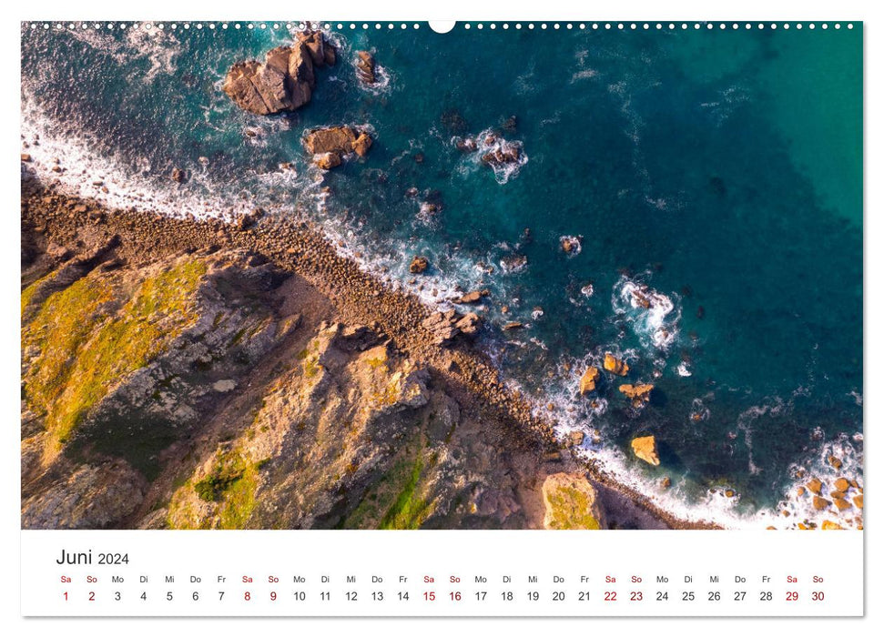 Portugal aerial photos (CALVENDO wall calendar 2024) 