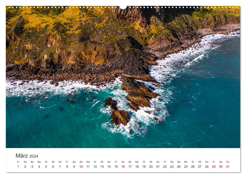 New Zealand aerial photography (CALVENDO wall calendar 2024) 