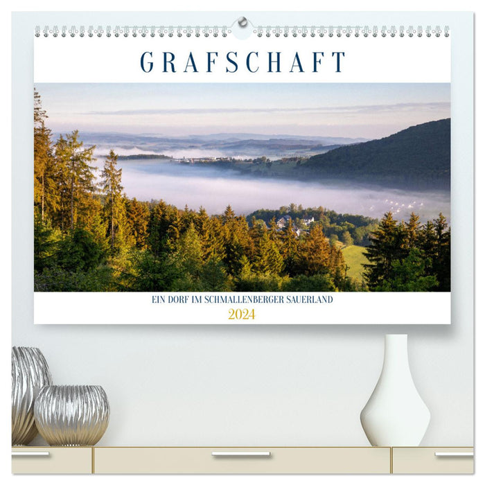 County, a village in the Schmallenberg Sauerland (CALVENDO Premium Wall Calendar 2024) 