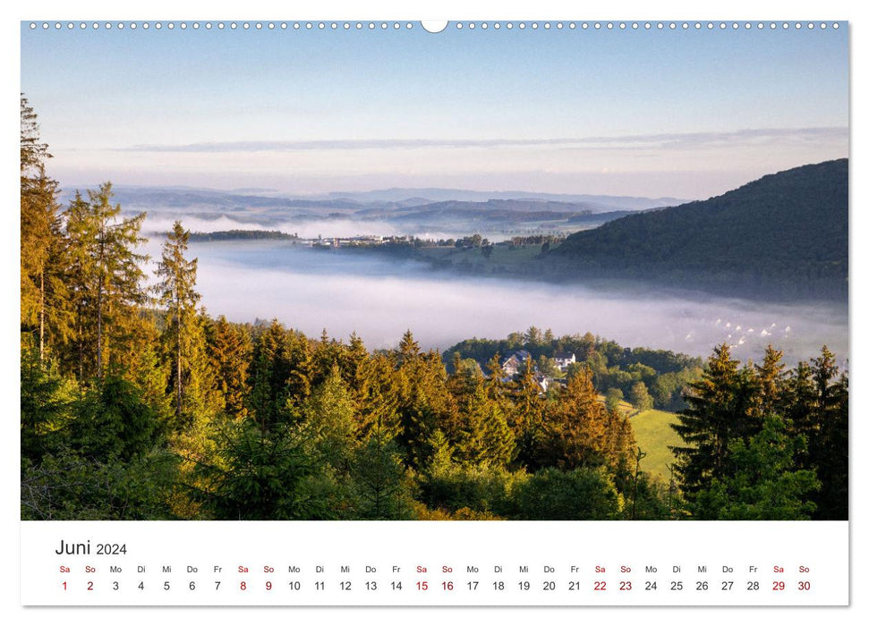 County, a village in the Schmallenberg Sauerland (CALVENDO Premium Wall Calendar 2024) 