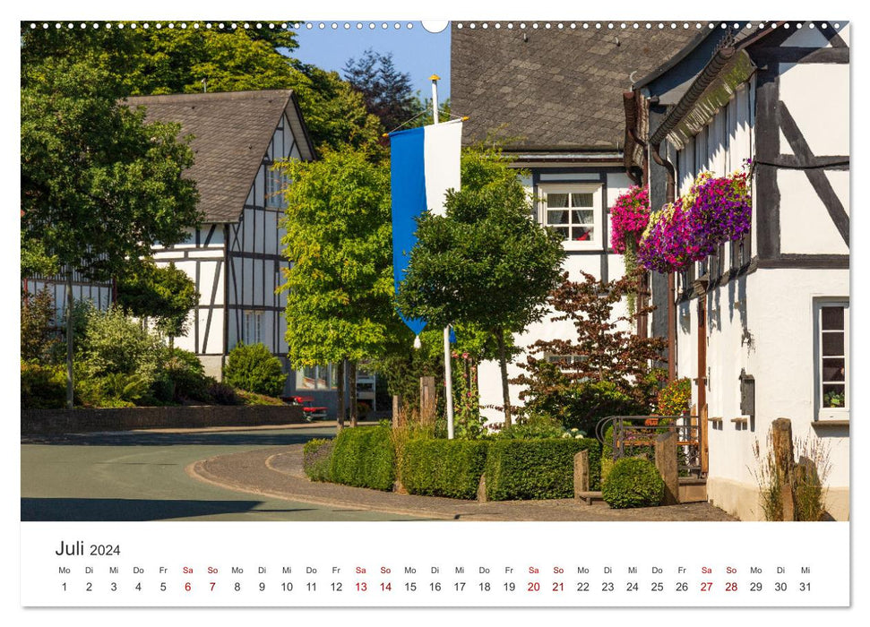 County, a village in the Schmallenberg Sauerland (CALVENDO Premium Wall Calendar 2024) 