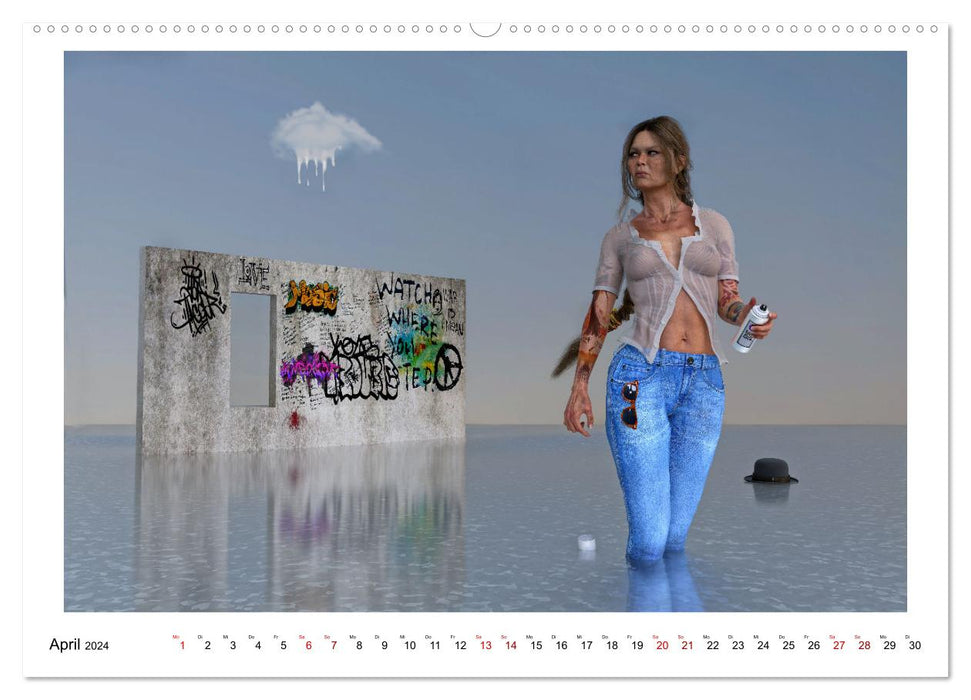 Seen in a dream (CALVENDO Premium Wall Calendar 2024) 