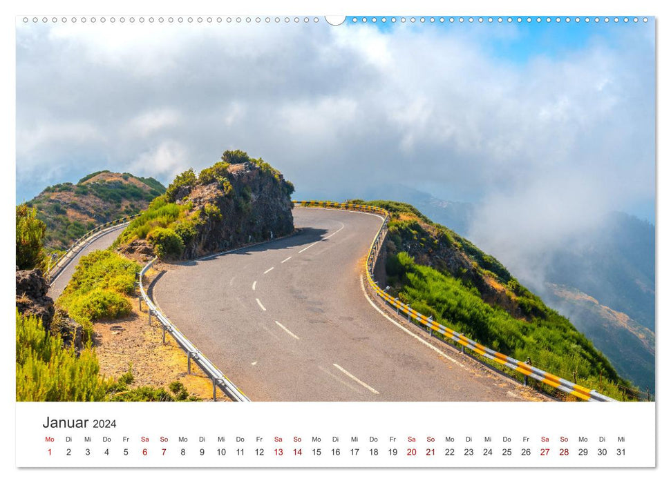 Madeira - Die atemberaubende Insel. (CALVENDO Wandkalender 2024)