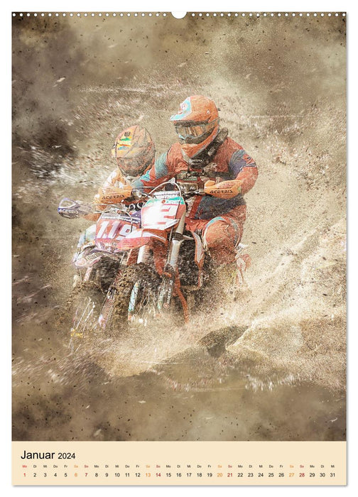 Motocross - Sport of Extremes (CALVENDO Premium Wall Calendar 2024) 