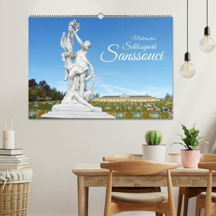 Malerischer Schlosspark Sanssouci (CALVENDO Wandkalender 2024)