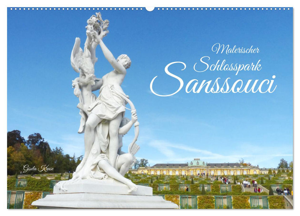 Malerischer Schlosspark Sanssouci (CALVENDO Wandkalender 2024)