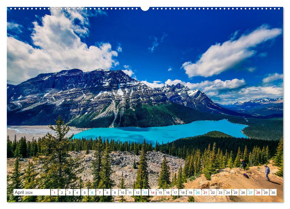 Kanadas Westen - Abenteuer mit dem Wohnmobil - British Columbia & Alberta (CALVENDO Premium Wandkalender 2024)