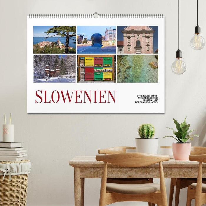 Slowenien - Streifzüge durch atemberaubende Küsten- und Berglandschaften (CALVENDO Wandkalender 2024)