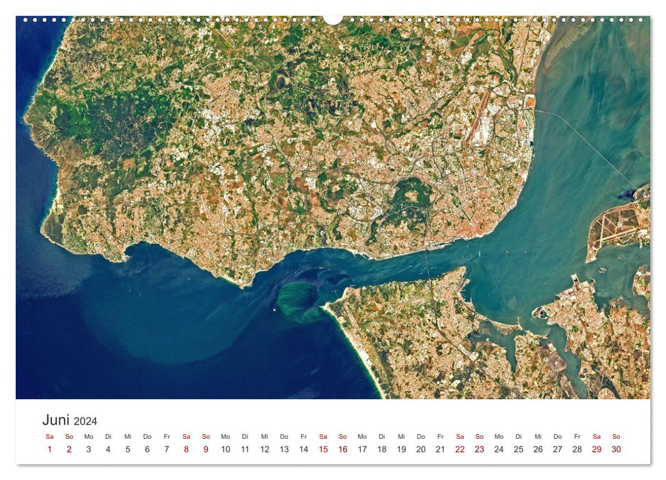 Die Erde aus dem All (CALVENDO Wandkalender 2024)