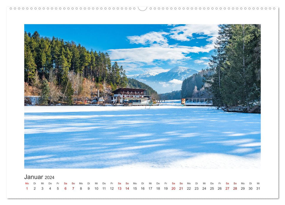 Zauberhafte Seenlandschaften um Innsbruck (CALVENDO Premium Wandkalender 2024)