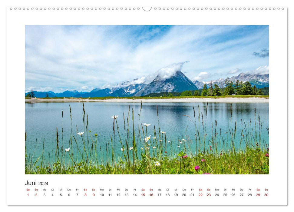 Zauberhafte Seenlandschaften um Innsbruck (CALVENDO Premium Wandkalender 2024)