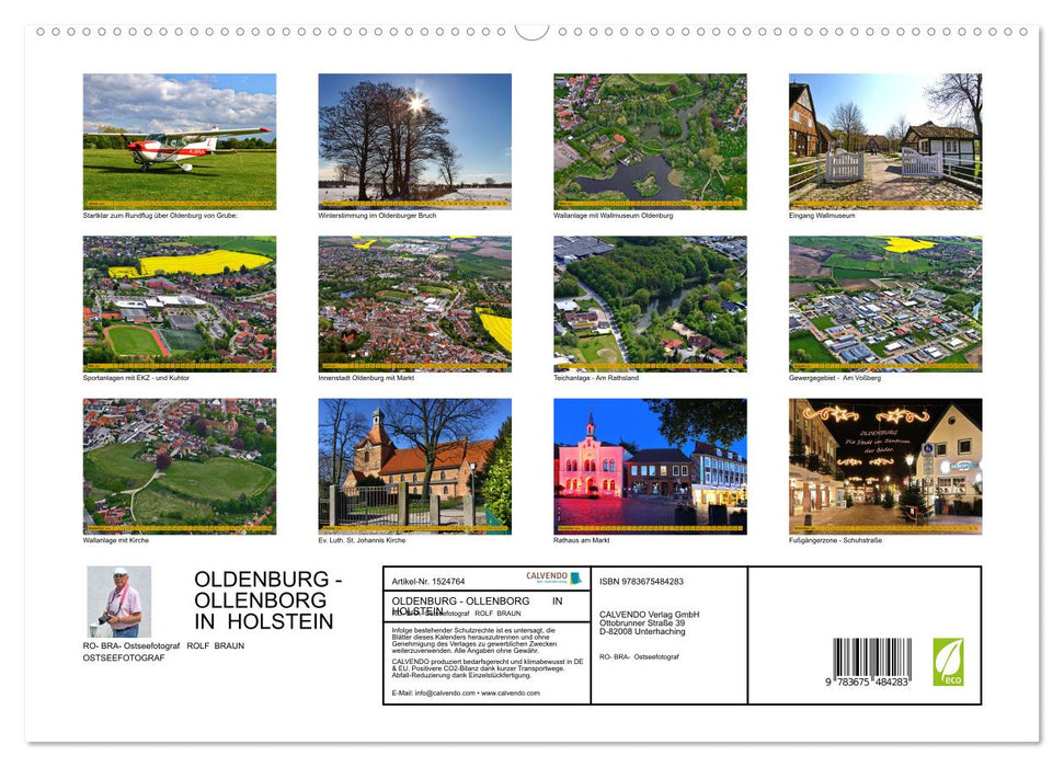 OLDENBURG OLLENBORG (CALVENDO Premium Wandkalender 2024)