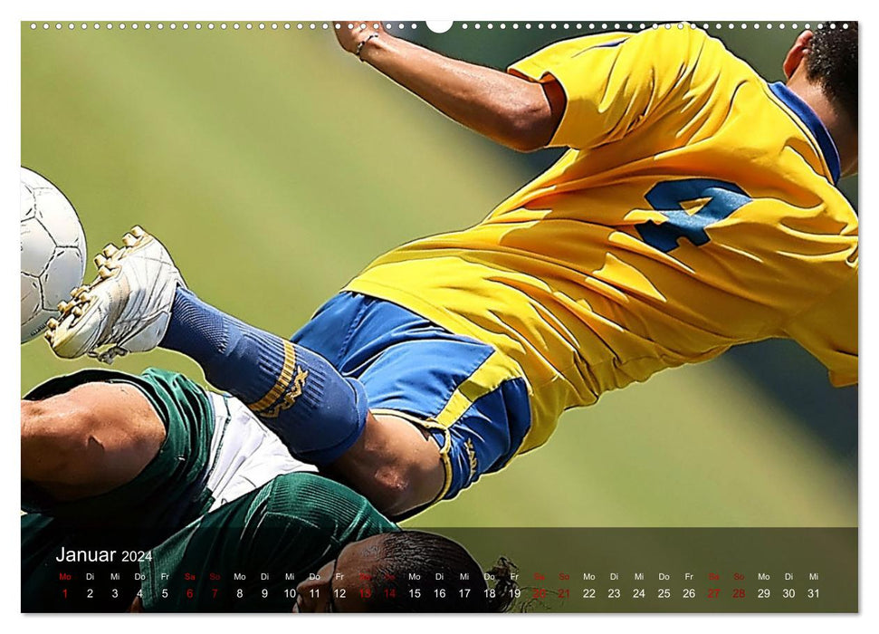 Fußball - pure Leidenschaft (CALVENDO Wandkalender 2024)