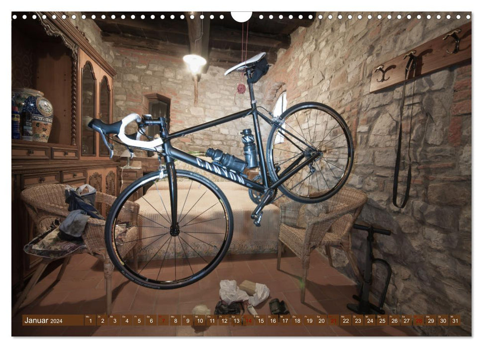 Biken - Impressionen von Rolf Dietz (CALVENDO Wandkalender 2024)