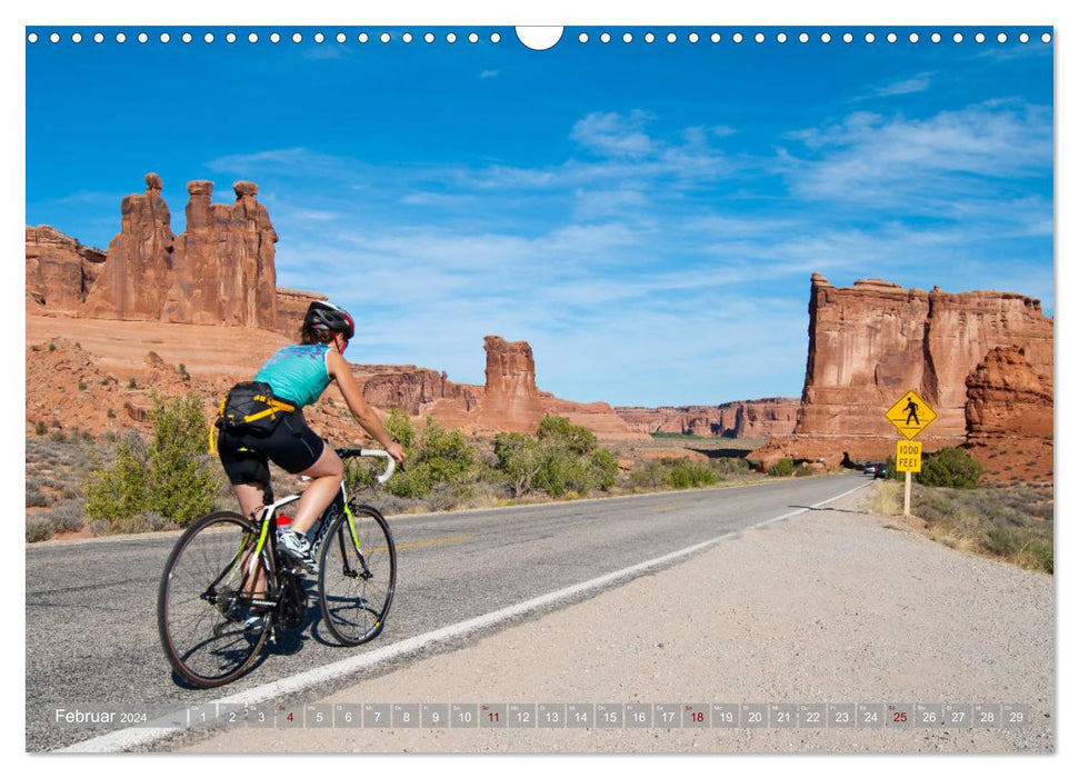 Biken - Impressionen von Rolf Dietz (CALVENDO Wandkalender 2024)