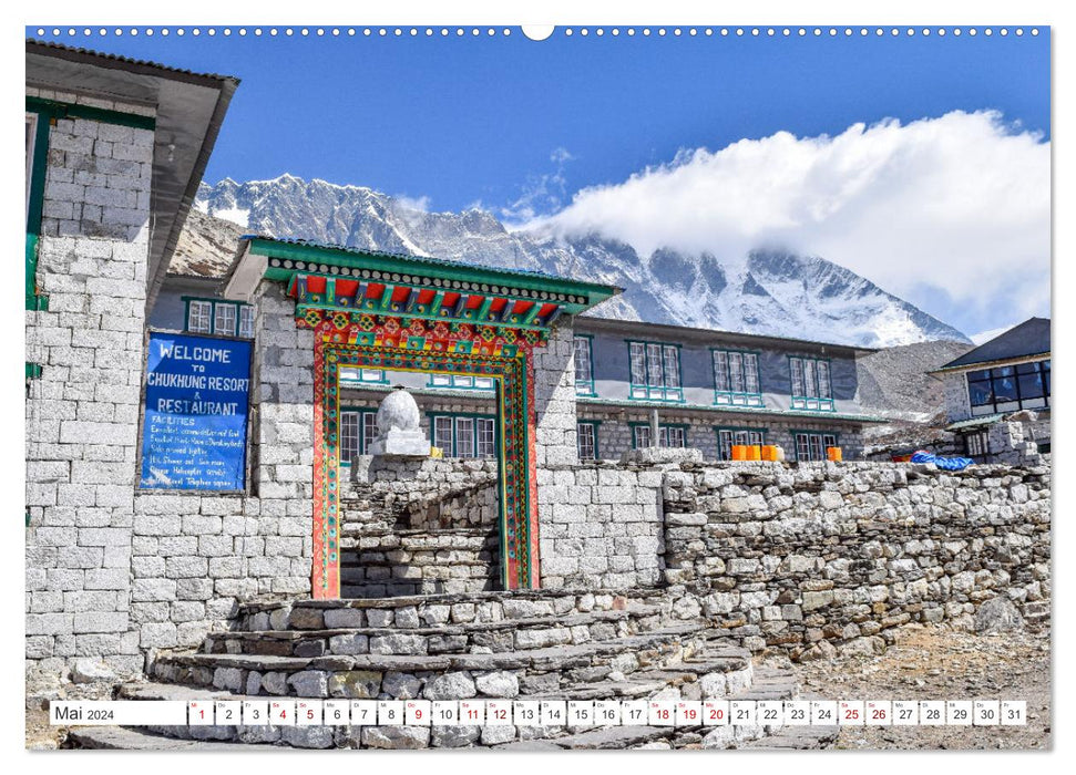 Nepal- Trekking durchs Hochgebirge (CALVENDO Wandkalender 2024)