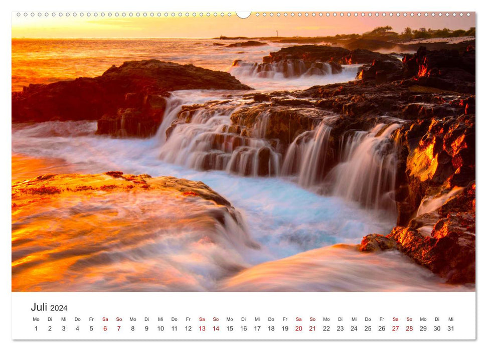 Hawaii - Ein tropisches Paradies. (CALVENDO Premium Wandkalender 2024)