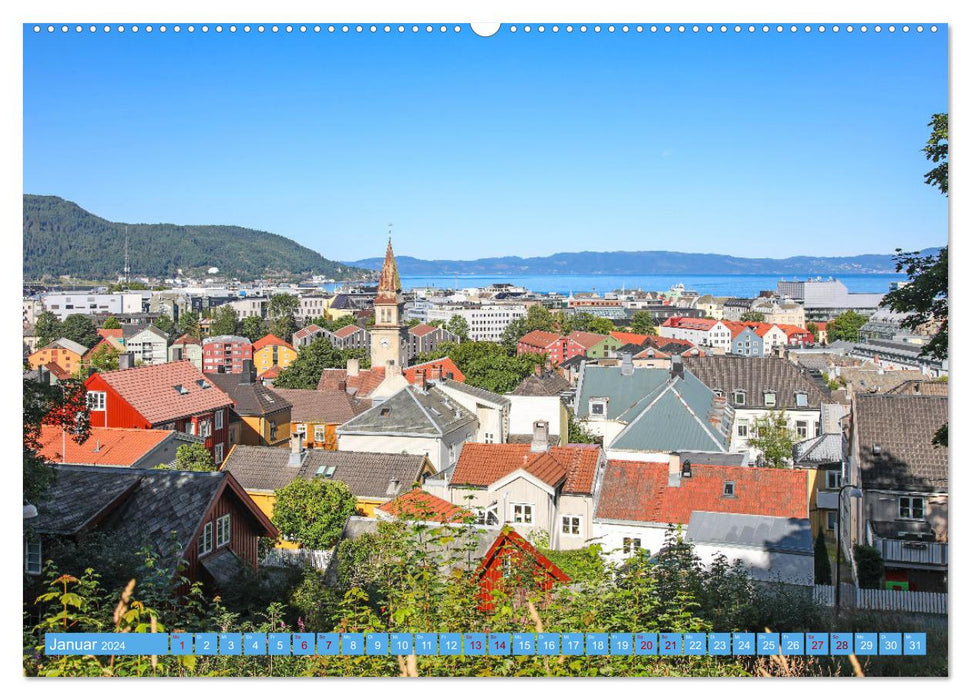 So schön ist Trondheim (CALVENDO Wandkalender 2024)