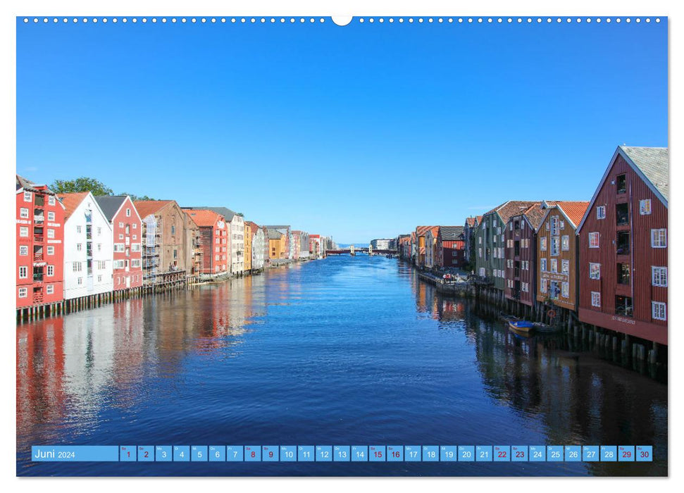 So schön ist Trondheim (CALVENDO Wandkalender 2024)