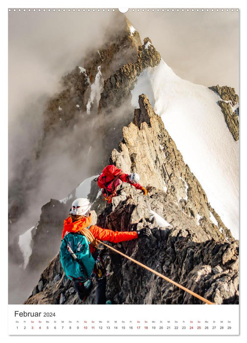 Klettern - Die Berge rufen. (CALVENDO Premium Wandkalender 2024)