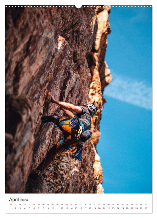 Klettern - Die Berge rufen. (CALVENDO Premium Wandkalender 2024)