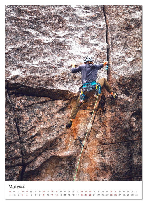 Klettern - Die Berge rufen. (CALVENDO Premium Wandkalender 2024)