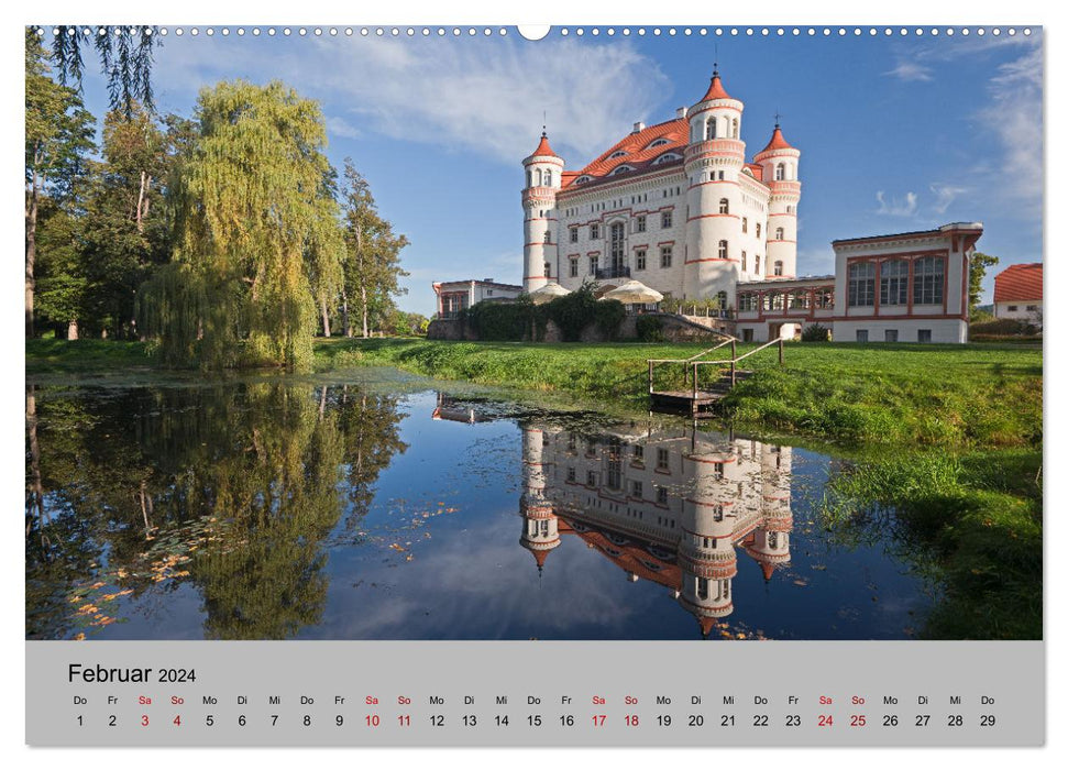 Polen - Städte, Landschaften, Schlösser (CALVENDO Premium Wandkalender 2024)