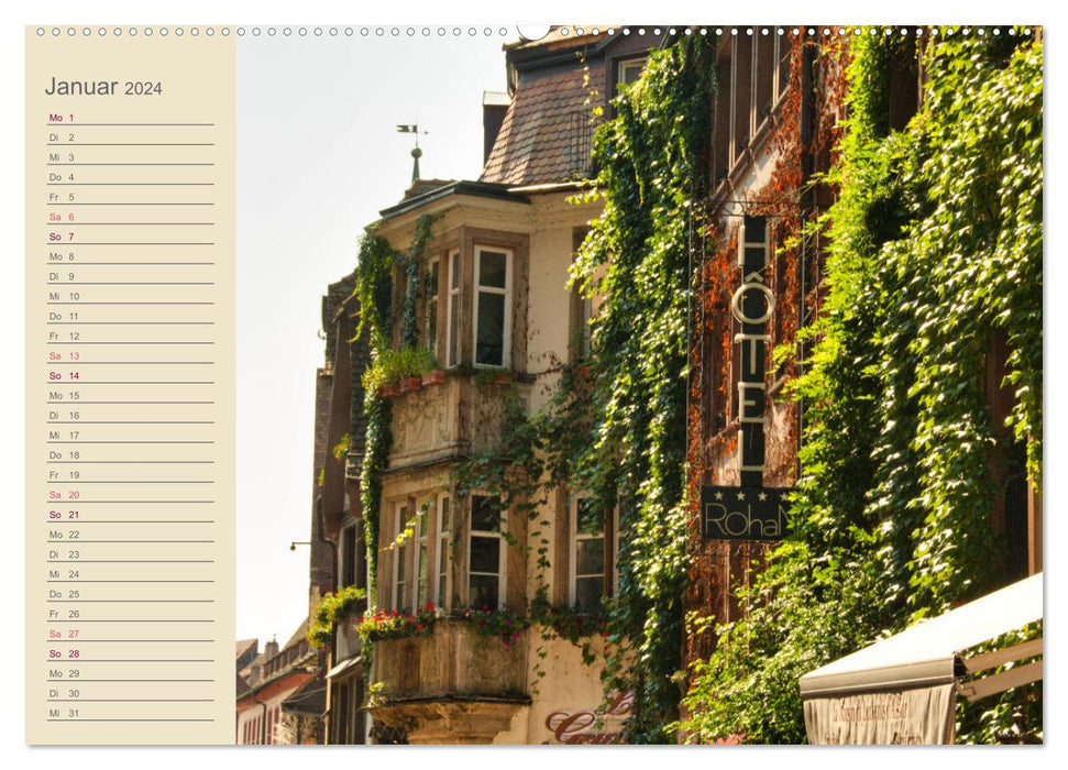 Ein Sommertag in Straßburg (CALVENDO Premium Wandkalender 2024)