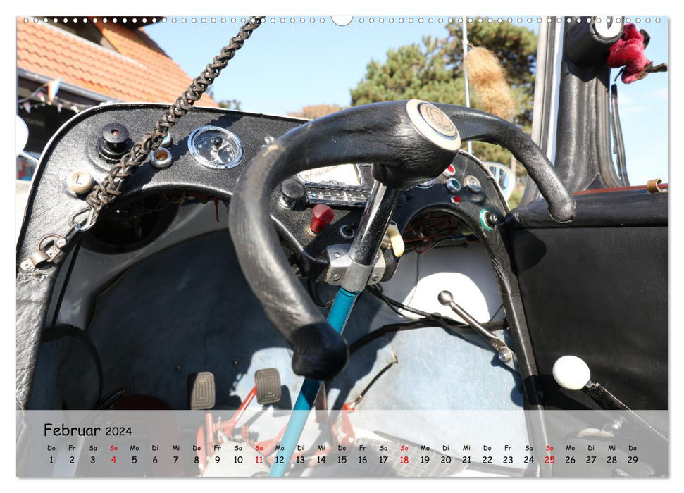 Messerschmitt Kabinenroller KR 200 Fahren unter dem Radar (CALVENDO Wandkalender 2024)